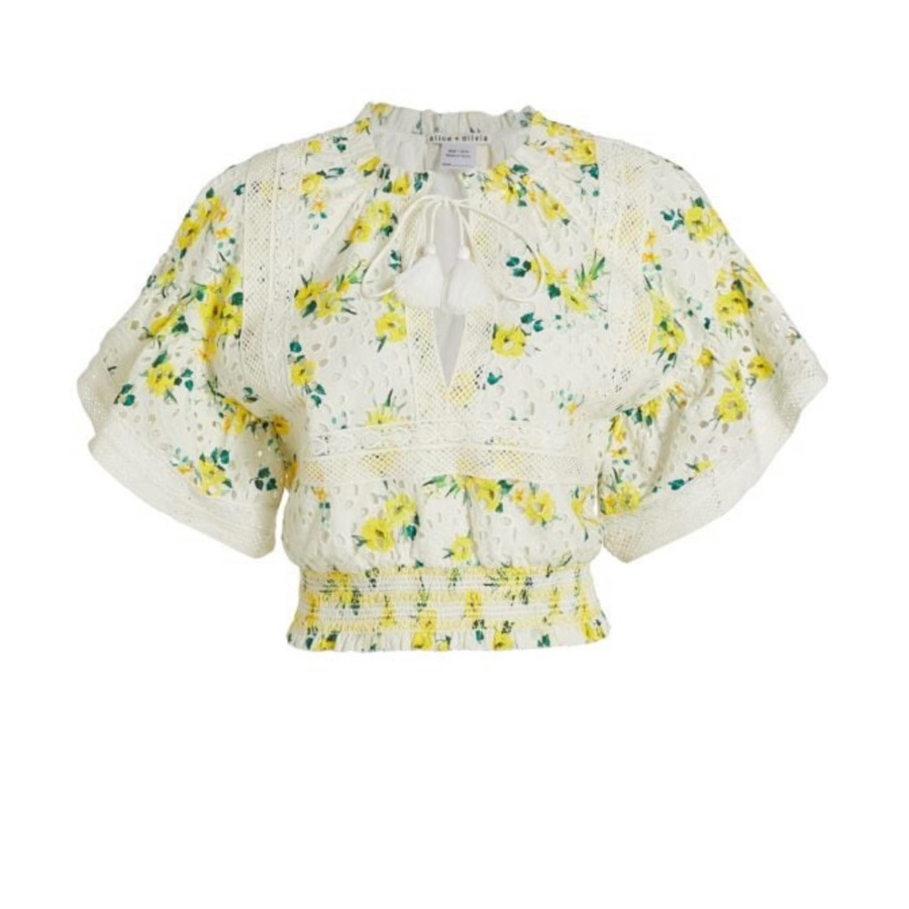 Alice and Olivia Top. Never worn. Size Large